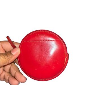 Loewe Vibrant Red Leather Pouch